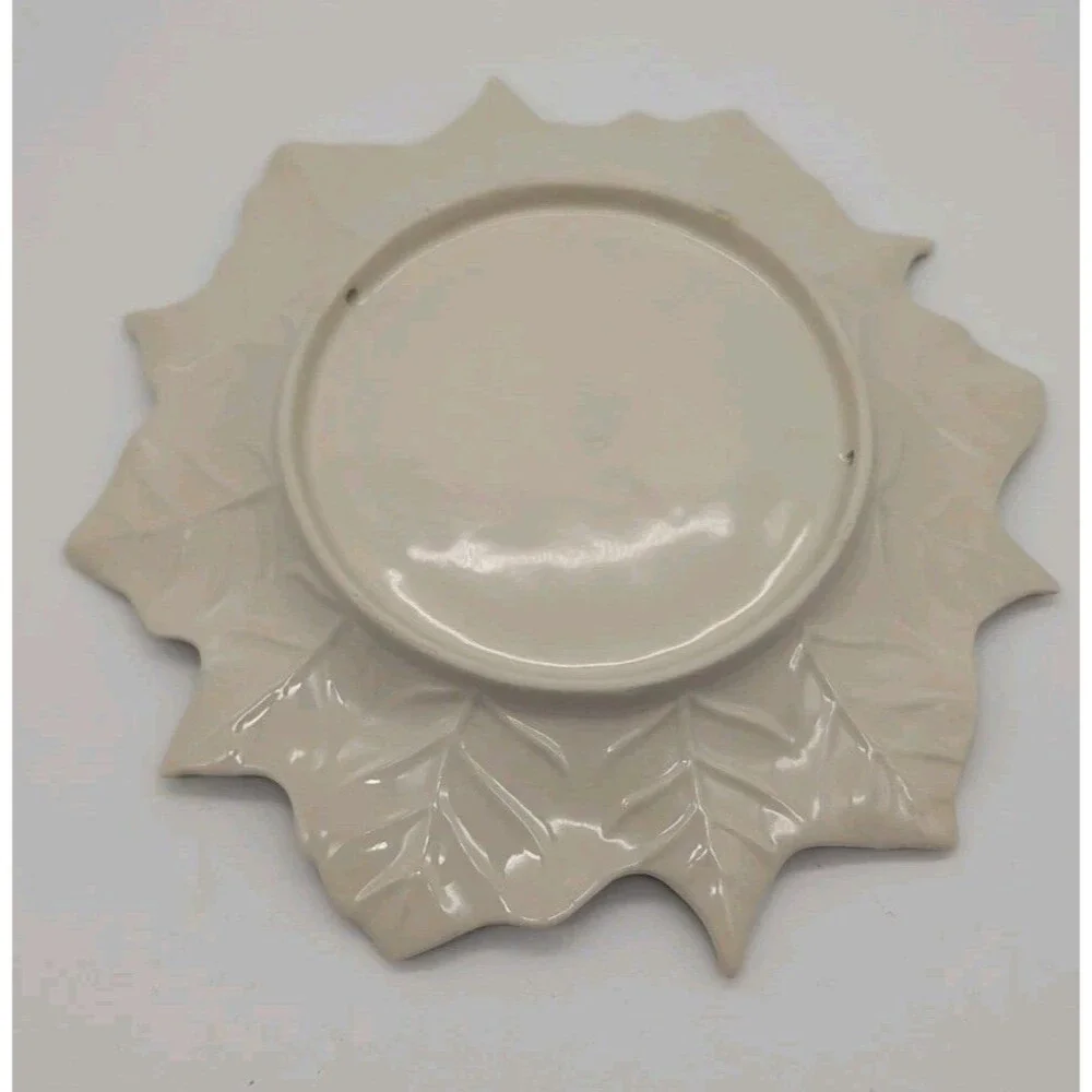 Andrea Sadek Poinsettia Plate 8.5